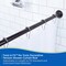 Kenney Mfg Twist & Fit No Tools Decorative Tension Shower Curtain Rod, 42-72in, Bronze KN912C/35HUS - alternate 6